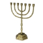 Traditional Seven Branch Menorah (Variety of Colors) - 4