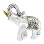 Silver-Plated Jerusalem Elephant Figurine - 2