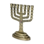 Seven Branch Menorah - 12 Tribes of Israel (Variety of Colors) - 2