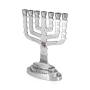 Seven Branch Menorah - 12 Tribes of Israel (Variety of Colors) - 5