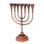 Seven Branch Temple Menorah (Variety of Colors) - 7