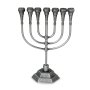 Seven Branch Temple Menorah (Variety of Colors) - 10