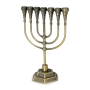Seven Branch Temple Menorah (Variety of Colors) - 5