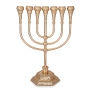 Seven Branch Temple Menorah (Variety of Colors) - 1