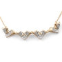 Anbinder Jewelry 14K Gold Jerusalem Cross Magnetic Diamond Necklace - 3