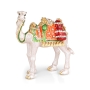 Jerusalem Gifts Standing Enamel Camel with Cubic Zirconia - 1
