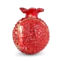 Jerusalem Gifts Hollow Enamel Pomegranate Magnetic Trinket Box with Cubic Zirconia   - 2