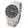 Adi Deluxe Large Men's Stainless Steel Watch (Red Print) - 1