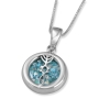 Noa Studios Sterling Silver and Roman Glass Round Grafted-In Necklace - 1