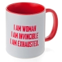Barbara Shaw "I Am Woman, I Am Exhausted" Mug  - 1