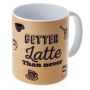 Barbara Shaw "Better Latte Than Never" Mug  - 1