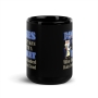 Moses the First Man To Download from the Cloud - Black Glossy Mug - 6