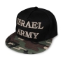 Black "Israel Army" Cap With Camouflage Bill - 1