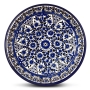 Armenian Ceramics Flowers and Vines (Blue & White) - 1