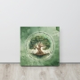 Majestic Tree of Life Print on Canvas in Green - 7