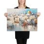 Holy City of Jerusalem Print on Canvas - 6