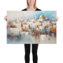 Holy City of Jerusalem Print on Canvas - 2