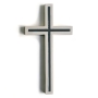 Crossina Designs White Concrete Color Filled Roman Cross Wall Hanging (Choice of Color) - 1
