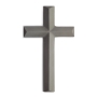 Crossina Designs Gray Concrete Minimalist Roman Cross Wall Hanging - 1