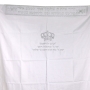 Large Priestly Blessing Embroidered Prayer Shawl - Silver Stripes - 5