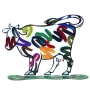 David Gerstein Signed "Nava" Cow Sculpture - 2