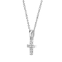 Yaniv Fine Jewelry 18K Gold Latin Cross Pendant With Diamond Accent (Variety of Colors) - 5