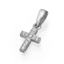 Yaniv Fine Jewelry 18K Gold Latin Cross Pendant With Diamond Accent (Variety of Colors) - 2
