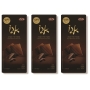 3-Pack of Premium 70% Cocoa Dark Chocolate Bars - 1