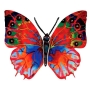 David Gerstein Double Sided Hadar Butterfly Signed Metal Wall Hanging  - 1