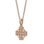 Yaniv Fine Jewelry Diamond-Accented 18K Gold Jerusalem Cross (Variety of Colors) - 7