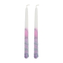 Dipped Taper Candles – Pink and Purple - 1