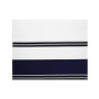 Eretz Judaica Wool Prayer Shawl with Navy Stripes - “Arad” - 4