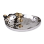 Yair Emanuel Stainless Steel Oval Bowl (Pomegranates) - 2