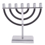 Yair Emanuel Anodized Aluminum 7-Branched Menorah - Variety of Colors - 2