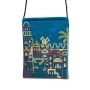 Yair Emanuel Embroidered Passport Bag with Jerusalem Design - 2