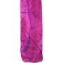 Yair Emanuel Hand Painted Silk Scarf  (Hot Pink) - 1