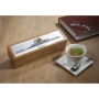 Exclusive 925 Sterling Silver-Plated and Walnut Wood Jerusalem at Night Tea Box - 4