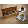 Exclusive 925 Sterling Silver-Plated and Walnut Wood Jerusalem at Night Tea Box - 5