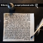 4.7” / 12 cm Ashkenazi Ari Style Traditional Mezuzah Parchment Scroll  - 7
