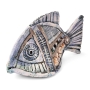 Handmade Painted Ceramic Decorative Fish Sculpture - 5