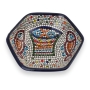Armenian Ceramic Fish Hexagonal Bowl - 1