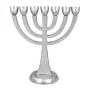 Large Designer Seven-Branched Menorah With Glitter Finish - 1