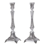 Hadad Bros Sterling Silver Paris Candlesticks With Swirling Design - 1