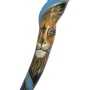 Blue Night Sky Hand Painted Lion of Judah Shofar - 2