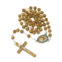 Holyland Rosary Olive Wood Rosary with Crucifix and Medallion - 2