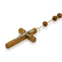 Holyland Rosary Olive Wood Rosary with Crucifix and Medallion - 4
