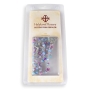 Holyland Rosary Pink and Blue Beaded Rosary With Jerusalem Cross and Crucifix - 1