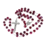 Holyland Rosary Red Beaded Rosary With Jerusalem Cross and Crucifix - 2