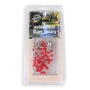 Holyland Rosary Red Coral Beaded Rosary  With Crucifix and Jordan River Water - 1