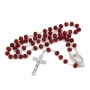 Holyland Rosary Rose-Scented Beaded Rosary With Crucifix and Jordan River Water - 4